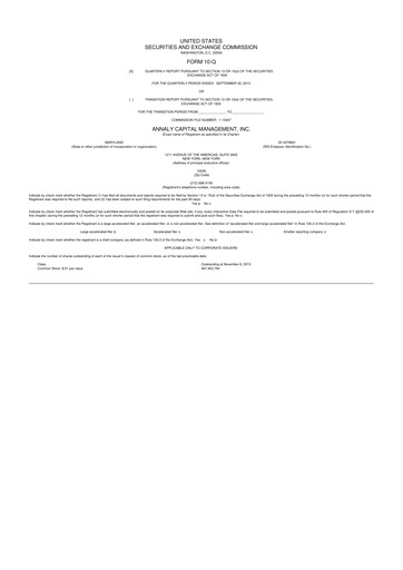 Thumbnail Annaly Capital Management
 10-Q Quarterly Report FY2013 