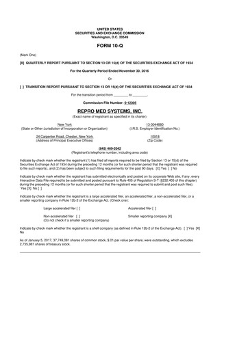 Thumbnail KORU Medical Systems 10-Q Quarterly Report FY2017 