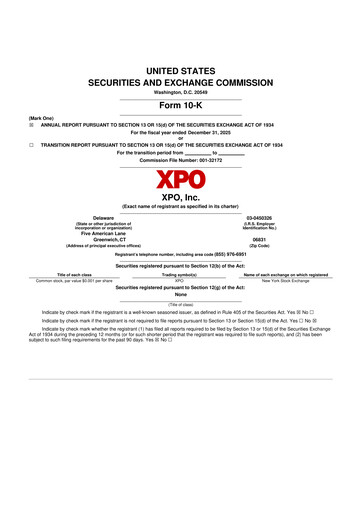 Thumbnail XPO Logistics 10-K Annual Report 2025