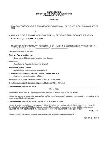 Vorschaubild Portage Biotech 20-F Jahresbericht 