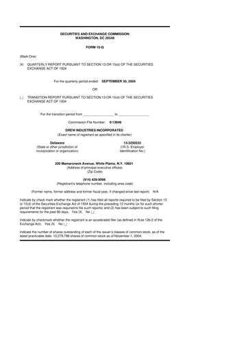 Thumbnail LCI Industries
 10-Q Quarterly Report FY 