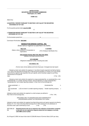 Thumbnail Manhattan Bridge Capital
 10-Q Quarterly Report FY 