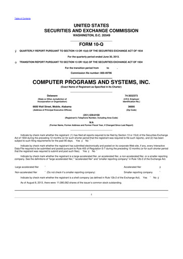Thumbnail TruBridge 10-Q Quarterly Report FY 