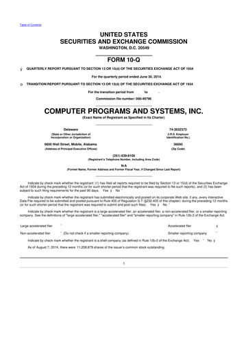 Thumbnail TruBridge 10-Q Quarterly Report FY 