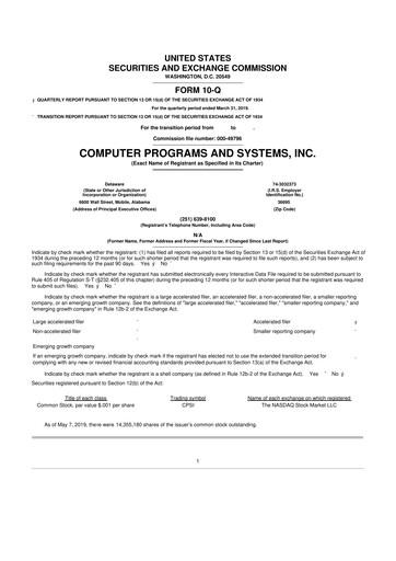 Thumbnail TruBridge 10-Q Quarterly Report FY 