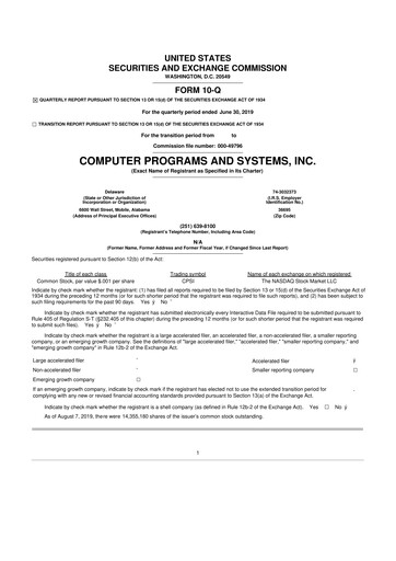Thumbnail TruBridge 10-Q Quarterly Report FY 
