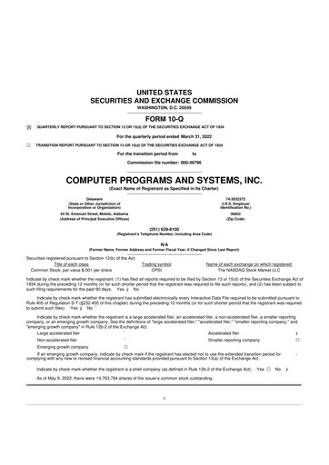 Thumbnail TruBridge 10-Q Quarterly Report FY 