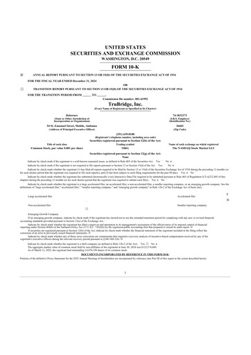 Thumbnail TruBridge 10-K Annual Report 2024