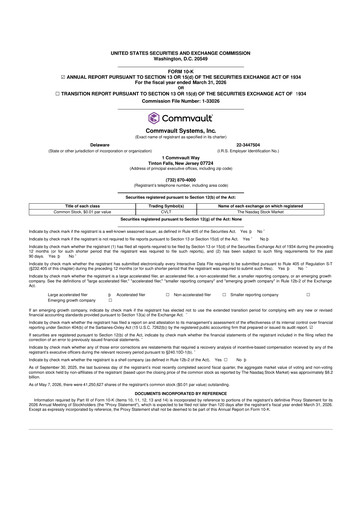 Vorschaubild Commvault 10-K Jahresbericht 