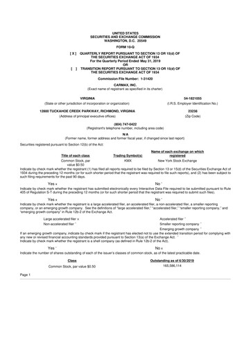 Miniature CarMax
 10-Q Rapport trimestriel 2020 