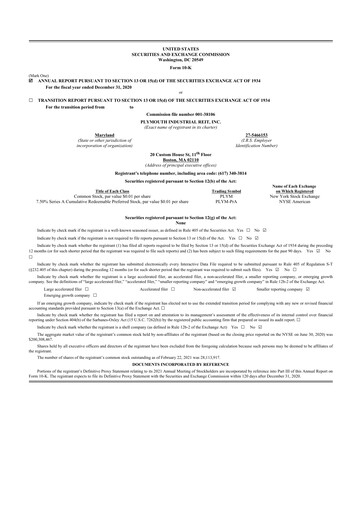 Thumbnail Plymouth Industrial REIT 10-K Annual Report 2020