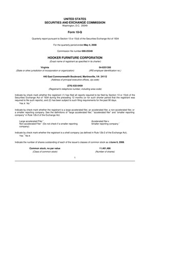 Thumbnail Hooker Furnishings 10-Q Quarterly Report FY 