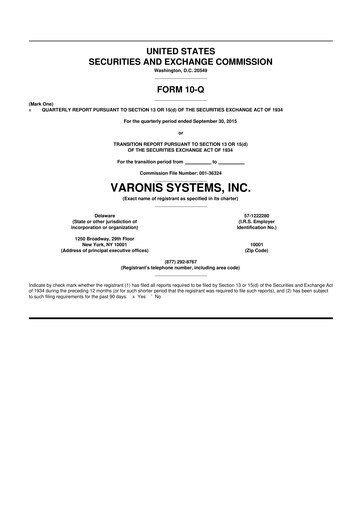 Thumbnail Varonis Systems 10-Q Quarterly Report FY2015 