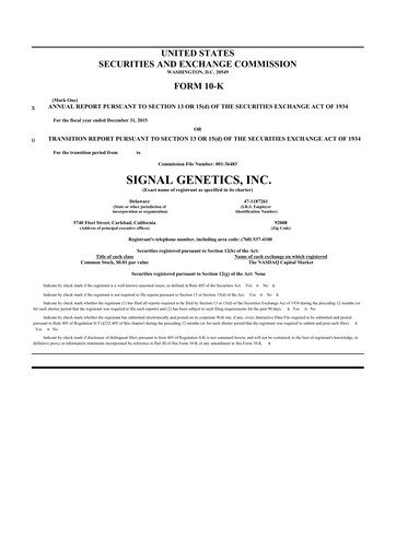 Thumbnail Viridian Therapeutics 10-K Annual Report 2015