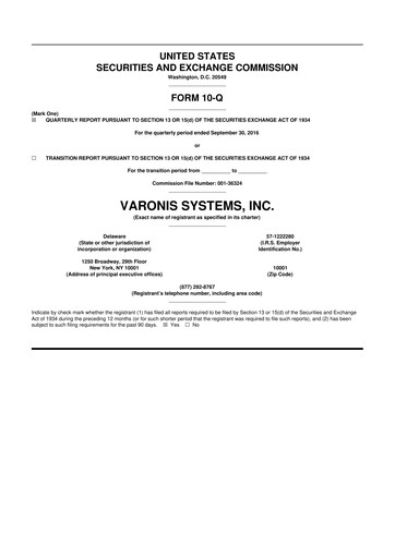 Thumbnail Varonis Systems 10-Q Quarterly Report FY2016 