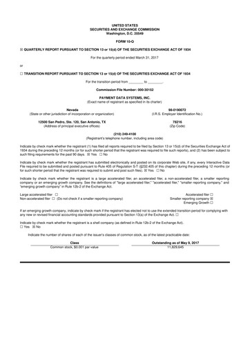 Thumbnail Usio 10-Q Quarterly Report FY2017 