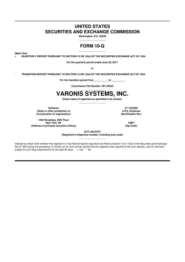 Thumbnail Varonis Systems 10-Q Quarterly Report FY2017 