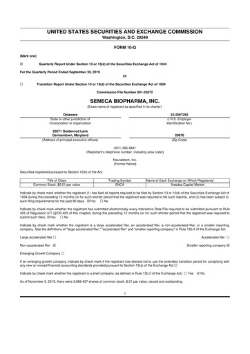 Thumbnail Palisade Bio 10-Q Quarterly Report FY2019 