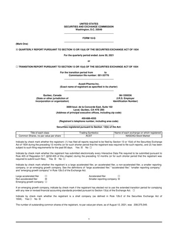 Vorschaubild Grace Therapeutics 10-Q Quartalsbericht 2021 