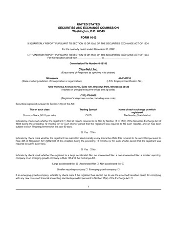 Thumbnail Clearfield 10-Q Quarterly Report FY2023 