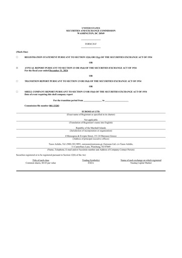 Thumbnail Euroseas 20-F Annual Report 2024