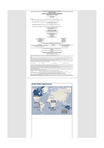 Thumbnail Gold Fields
 20-F Annual Report 2023