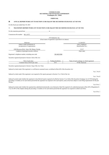 Thumbnail EVI Industries 10-K Annual Report 2023