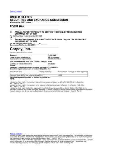 Thumbnail Corpay 10-K Annual Report 2025