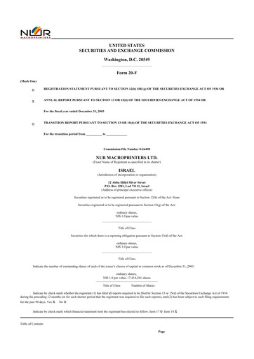 Miniature Ellomay Capital
 20-F Rapport annuel 