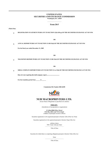 Miniature Ellomay Capital
 20-F Rapport annuel 