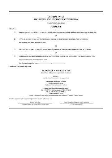 Miniature Ellomay Capital
 20-F Rapport annuel 