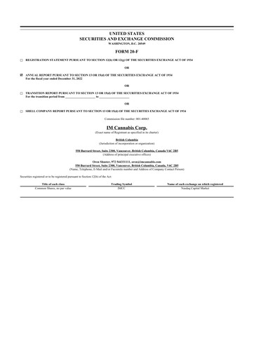 Thumbnail IM Cannabis 20-F Annual Report 2022