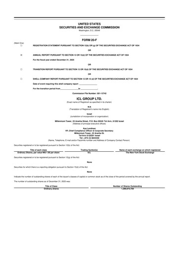 Thumbnail ICL Group 20-F Annual Report 2025