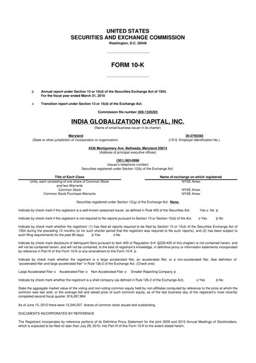 Thumbnail 	IGC Pharma 10-K Annual Report 