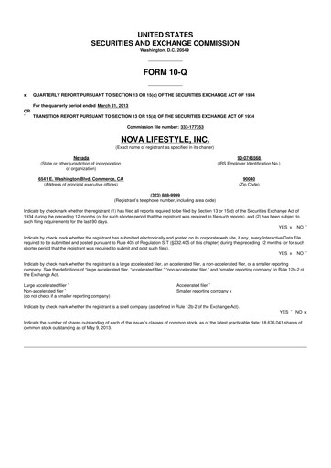 Vorschaubild XMax Inc. 10-Q Quartalsbericht 2013 