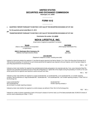 Vorschaubild XMax Inc. 10-Q Quartalsbericht 2015 