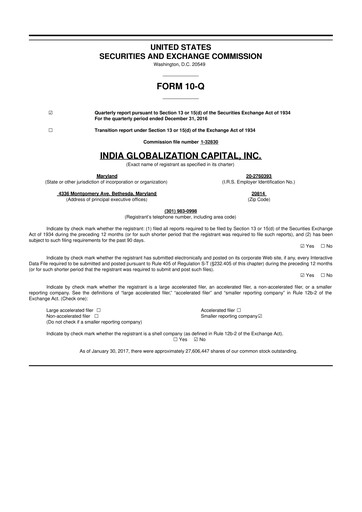 Thumbnail 	IGC Pharma 10-Q Quarterly Report FY2017 