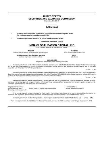 Thumbnail 	IGC Pharma 10-Q Quarterly Report FY2018 