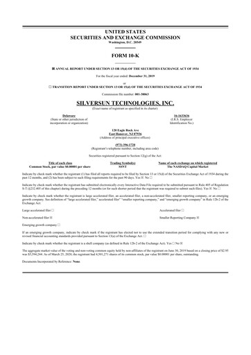 Thumbnail QXO, Inc. 10-K Annual Report 2019