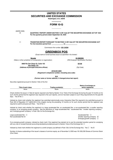 Thumbnail Ryvyl Inc. 10-Q Quarterly Report FY2020 