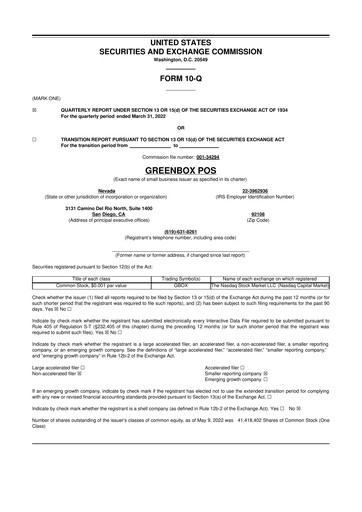 Thumbnail Ryvyl Inc. 10-Q Quarterly Report FY2022 