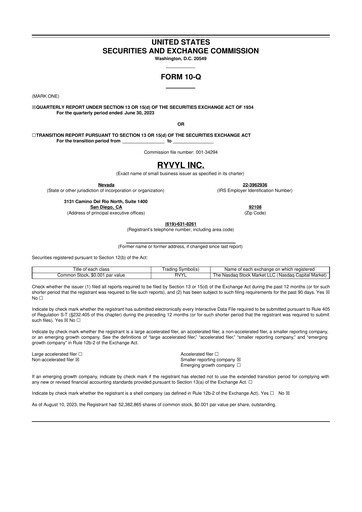 Thumbnail Ryvyl Inc. 10-Q Quarterly Report FY2023 