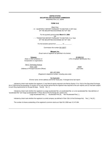 Vorschaubild Crexendo 10-Q Quartalsbericht  