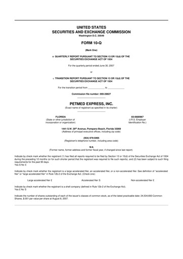 Thumbnail PetMed Express
 10-Q Quarterly Report FY 