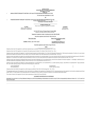 Thumbnail PetMed Express
 10-K Annual Report 2012