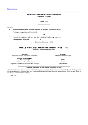 Thumbnail Piedmont Realty Trust 10-Q Quarterly Report FY 