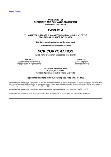 Thumbnail NCR Voyix Corporation 10-Q Quarterly Report FY 