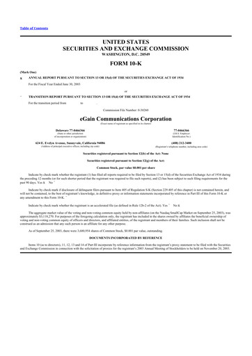 Thumbnail eGain 10-K Annual Report 