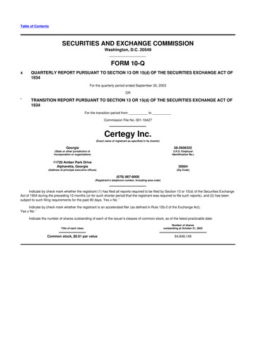 Thumbnail Fidelity National Information Services 10-Q Quarterly Report FY 