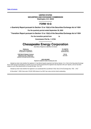 Thumbnail Expand Energy 10-Q Quarterly Report FY 